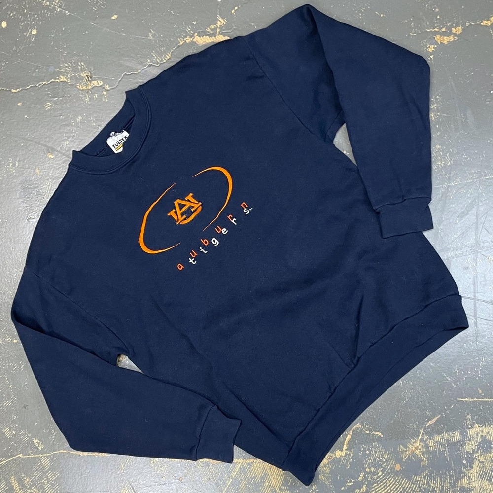 Auburn Tigers Pull Over Crew Neck Sweater NCAA Large Football Basketball